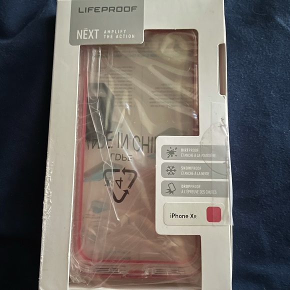 IPhone XR phone case white & pink